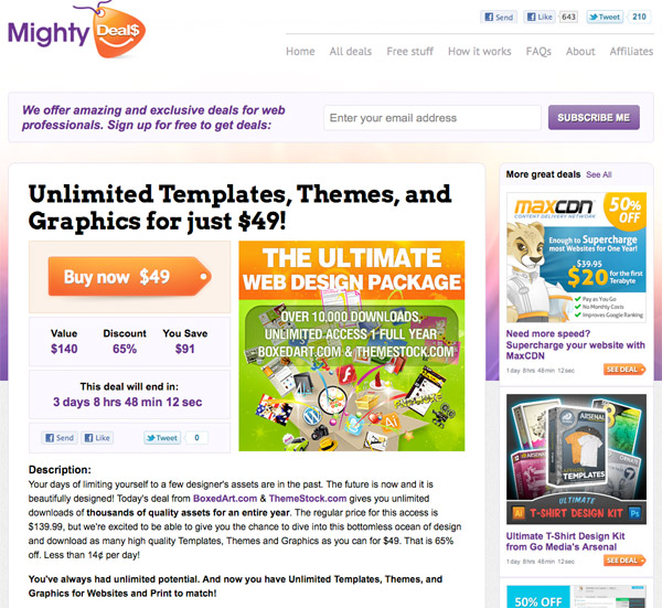 md7 Unlimited Templates, Themes, and Graphics for just $49!