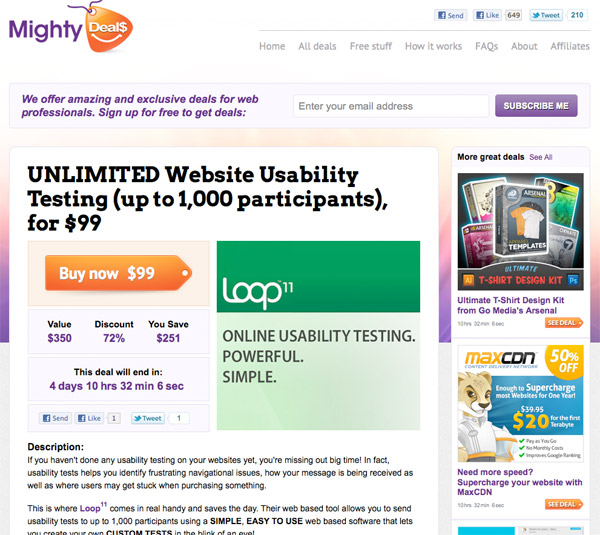 md8 pic on Design You Trust md8 UNLIMITED Website Usability Testing (up to 1,000 participants), for $99