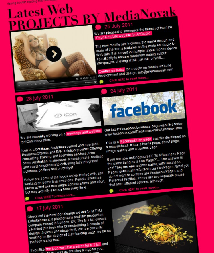 newsletter july dyt 1 750x888 Website Design Newsletter July 2011 @MediaNovak &nbsp;