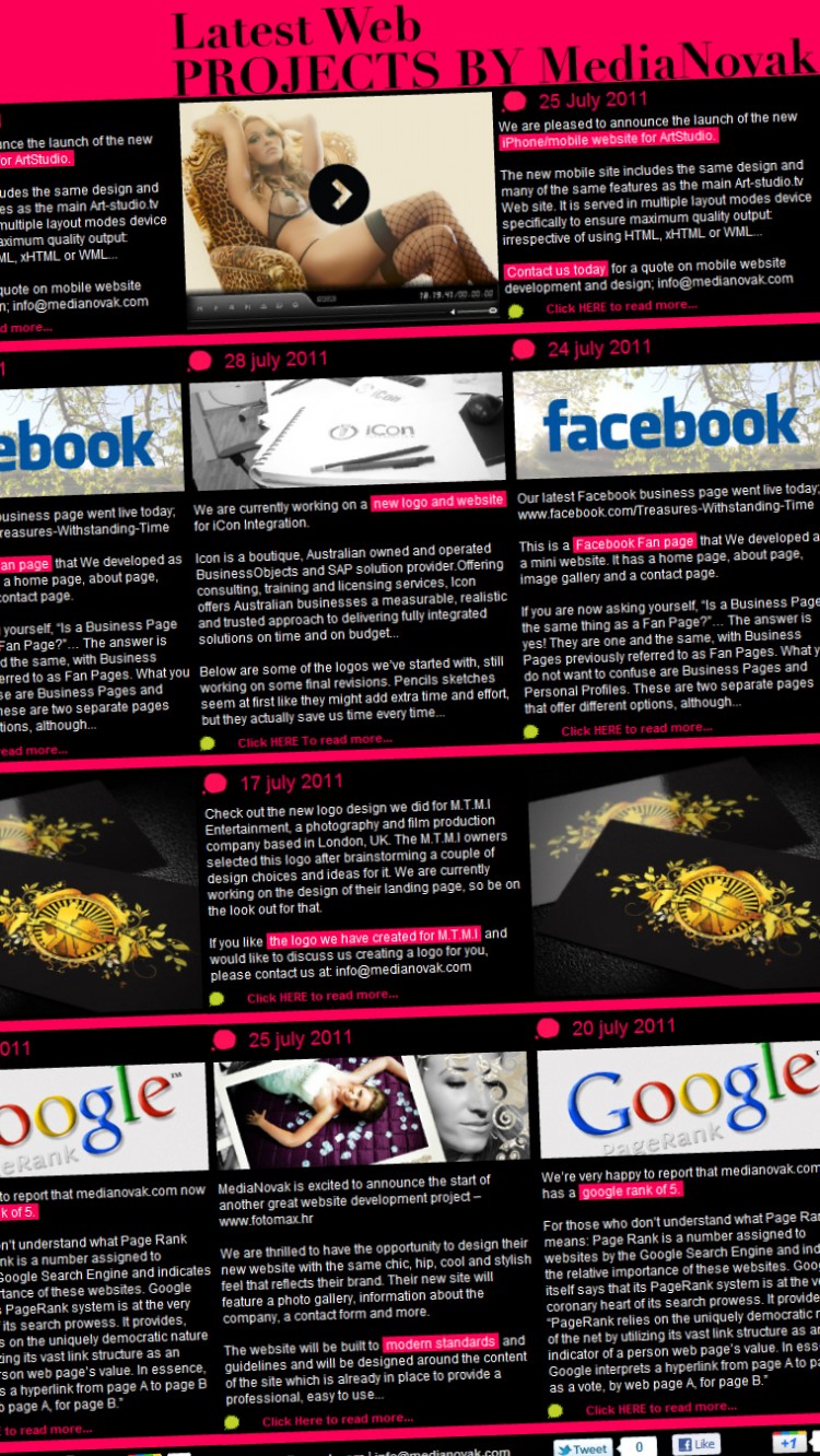 newsletter july dyt 3 750x1332 Website Design Newsletter July 2011 @MediaNovak &nbsp;