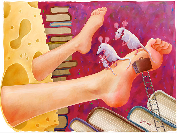 og4a pic on Design You Trust og4a Oksana Grivina illustrations