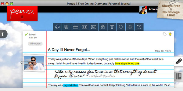 penzu yk3b6hqrbu 20 Splendid Web Application Designs