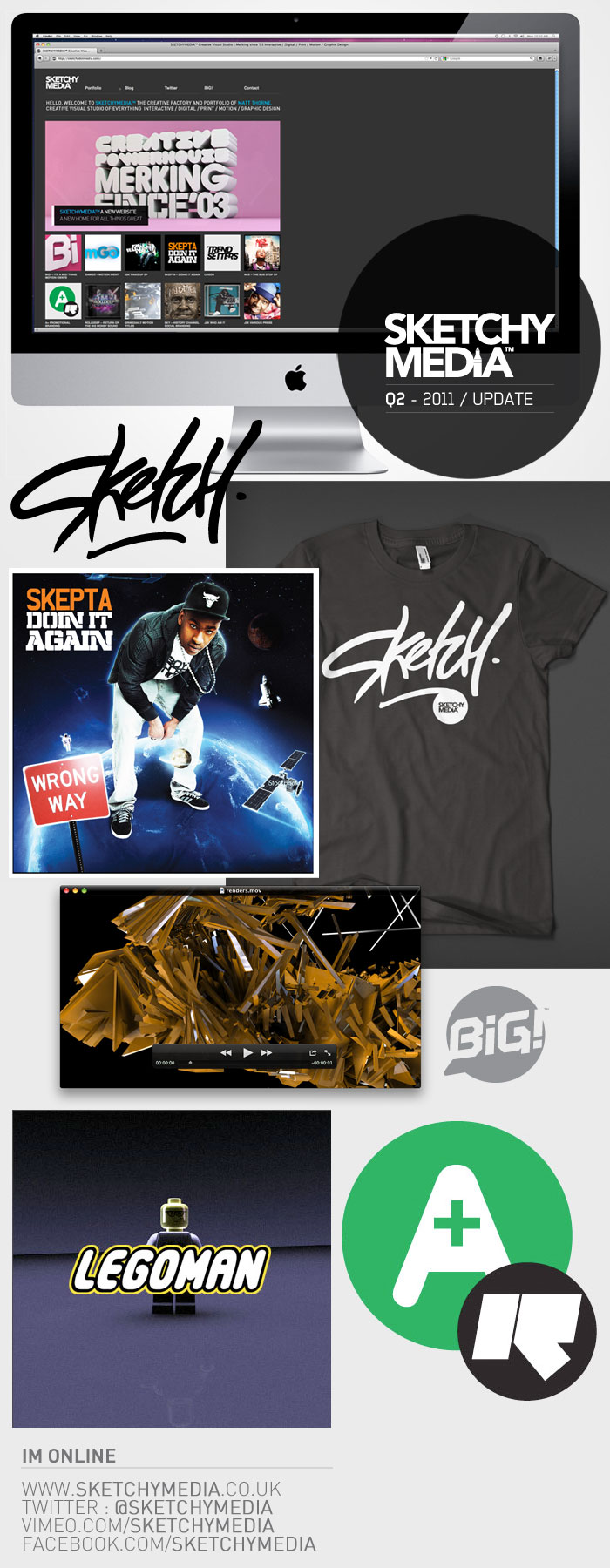 sketchynewsite promo pic on Design You Trust sketchynewsite promo Sketchymedia™ 2011 website update!!