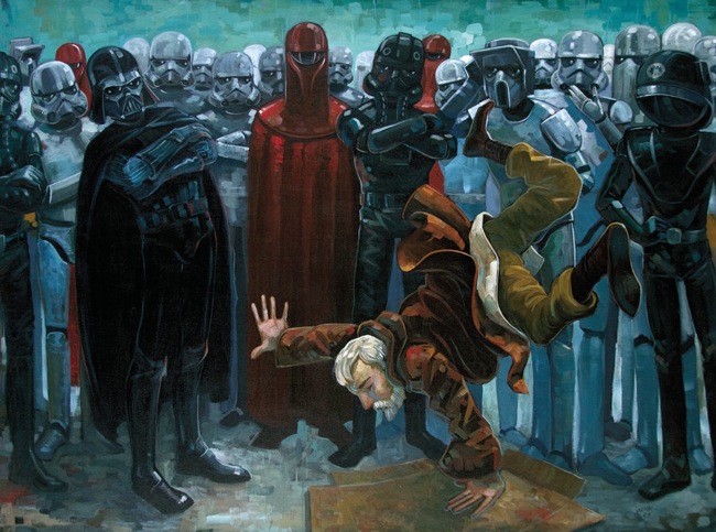 star wars dance battle jasinski pic on Design You Trust star wars dance battle jasinski jasinski’s paintings