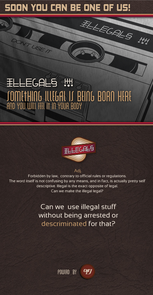 teasing illegals pic on Design You Trust teasing illegals