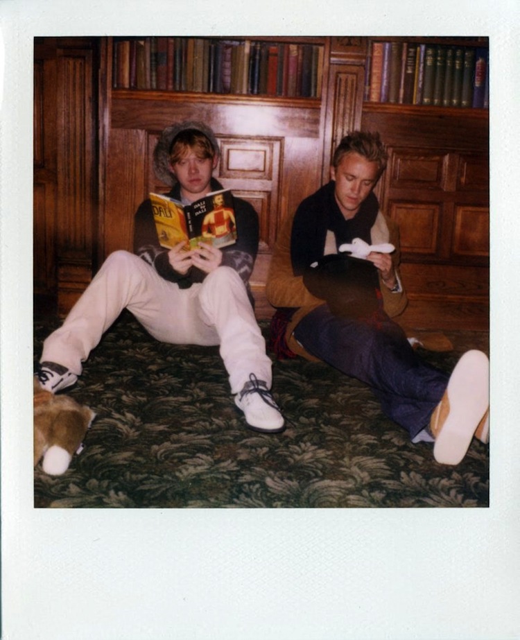 tom felton draco malfoy rupert grint ron weasley band of outsiders fall 2011 4 pic on Design You Trust tom felton draco malfoy rupert grint ron weasley band of outsiders fall 2011 4 from enemies to (fashion )friends