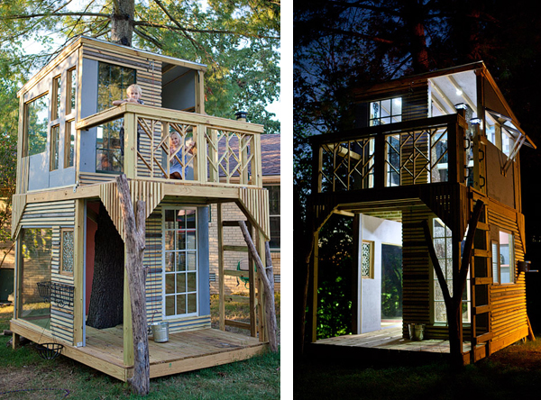 treehouse 00 Shaker Style Treehouse in Tennessee