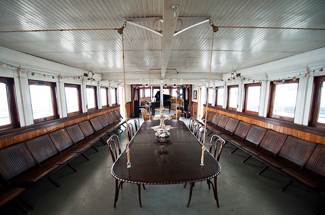 NYC Ellis Island Ferry Transformed as Linving Space trendhome historic ellis island ferry NYC Ellis Island Ferry Transformed as Linving Space