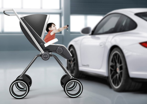 tumblr lpnx5mk0BX1qjtvg7o1 500 Porsche Baby Stroller by Dawid Dawod