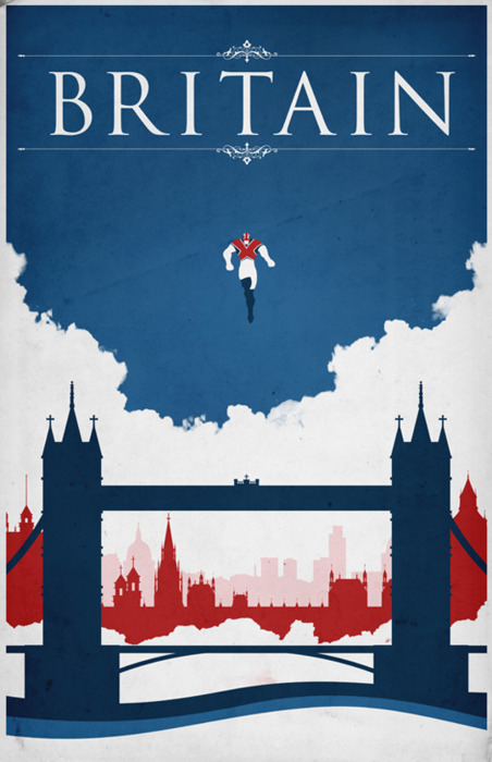 tumblr lqph6jHSyR1qjtvg7o1 500 Superheroes’ Cities by Van Genderen