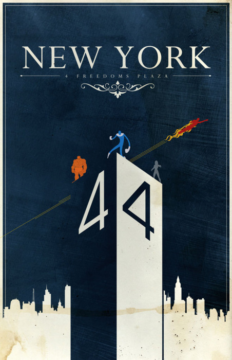 tumblr lqph6jHSyR1qjtvg7o4 500 Superheroes’ Cities by Van Genderen