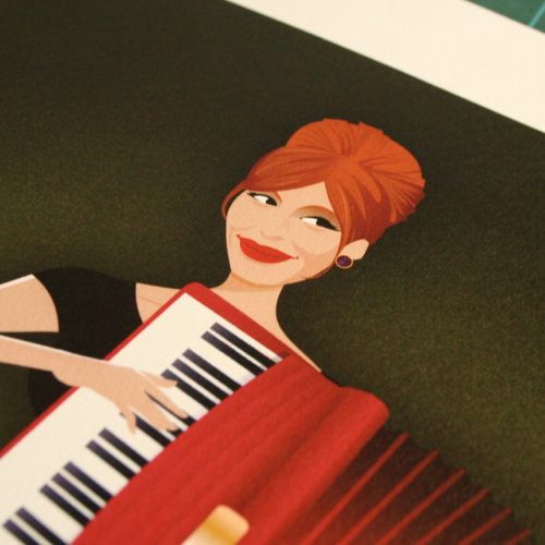 tumblr lqrb7bdjOM1qjtvg7o1 500 Joan Harris Art Print