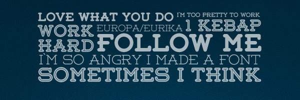 weston free font g311pbx2y pic on Design You Trust weston free font g311pbx2y 25 Cool Retro Fonts For Designers