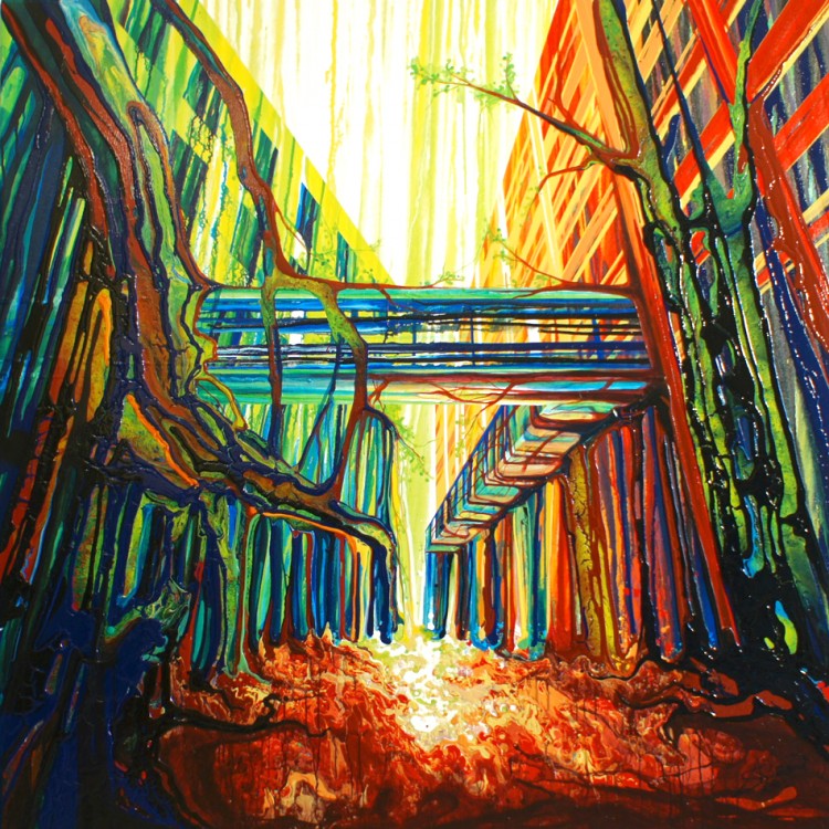 109 Reinforest Concrete1 750x750 Amy Shackleton Paintings