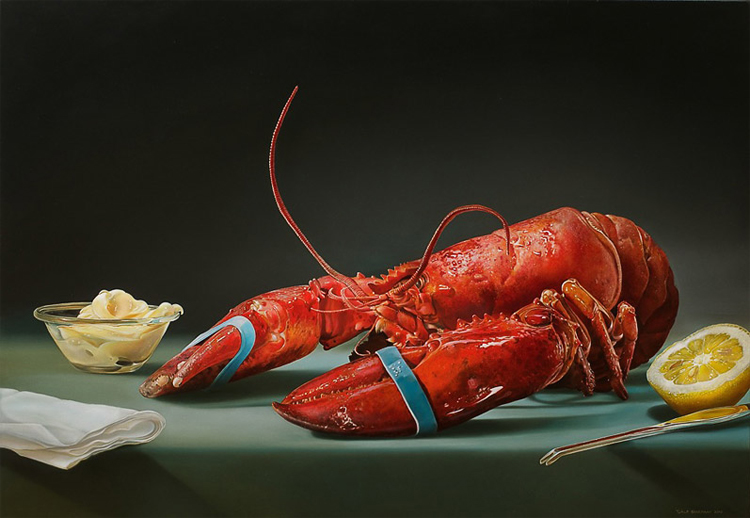 1159 Hyper realistic food paintings by Tjalf Sparnaay