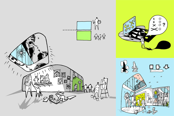 CEBRA 05 Architecture Is Fun: 10 Inspired Graphic Presentations by Architects