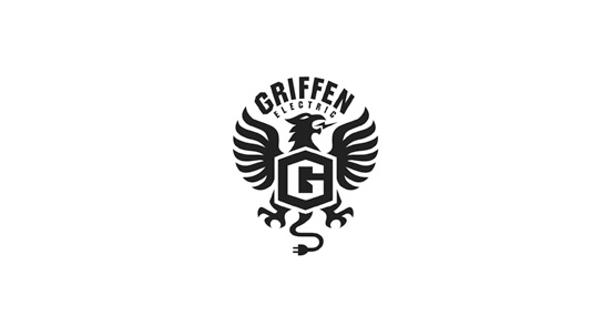 Griffen Electric l pic on Design You Trust Griffen Electric l 36 examples of using birds in logo design