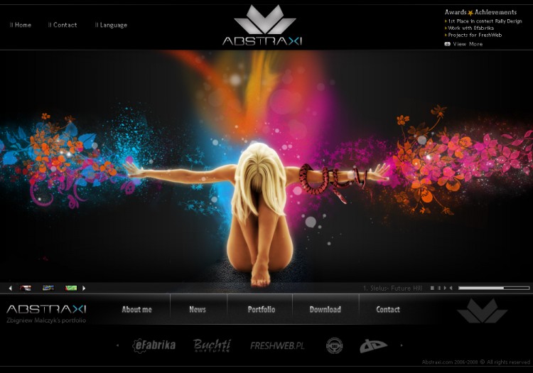 Portfolio by Abstraxi 750x525 pic on Design You Trust Portfolio by Abstraxi 750x525 How To Build A Successful & Effective Online Web Portfolio