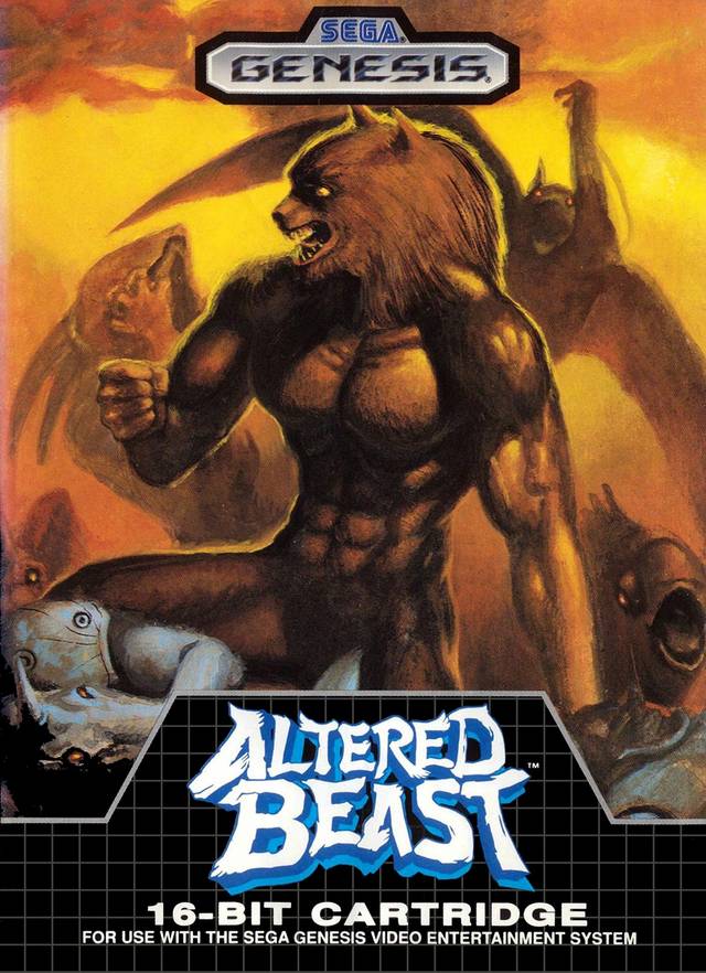 altered beast art Classic Video Game Box Art Covers – Retro Inspiration