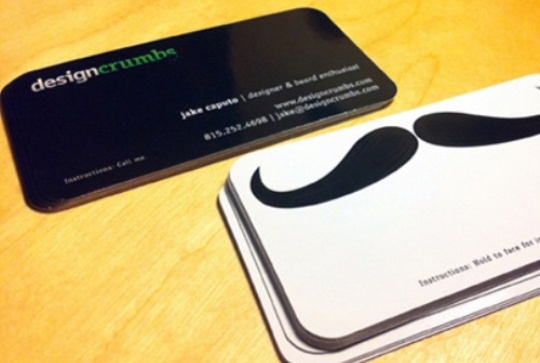 design crumbs business card 30 Creative Business Card Designs | MachoArts