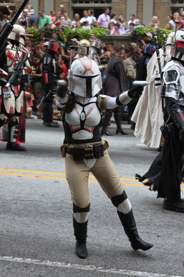 cosplay costume parade dragon con female bobba fett cosplay costume parade