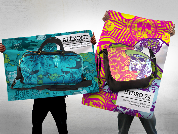 Hydro 74 and Alëxone Artwork X Bagapart hydro alex light Hydro 74 and Alëxone Artwork X Bagapart