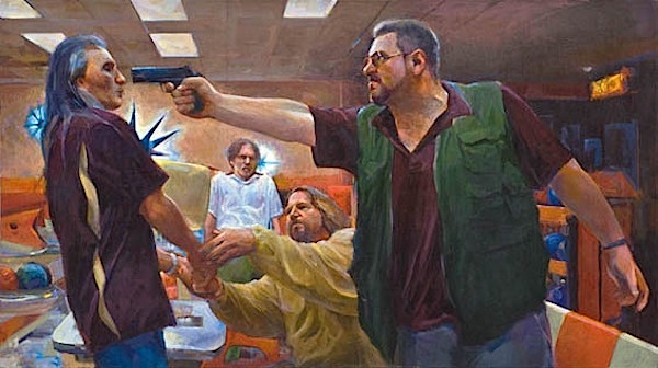 joe forkans lebowski cycle 03 Joe Forkan’s The Big Lebowski Cycle   Oilpaintings