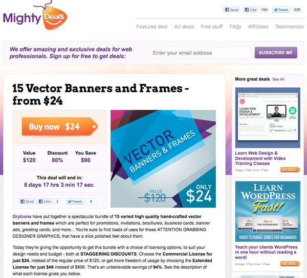 md16 pic on Design You Trust md16 15 Vector Banners and Frames from $24