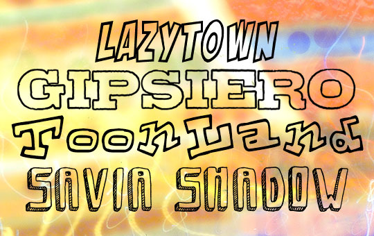 of7a Free Outlined Fonts