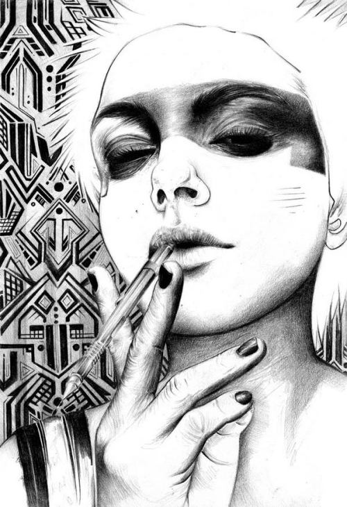 Pencil Art by T. S. Abe pa8a Pencil Art by T. S. Abe
