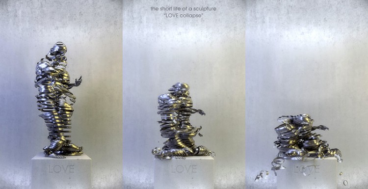 short life of a sculpture LOVE collapse 800 750x385 The short life of a sculpture   LOVE collapse