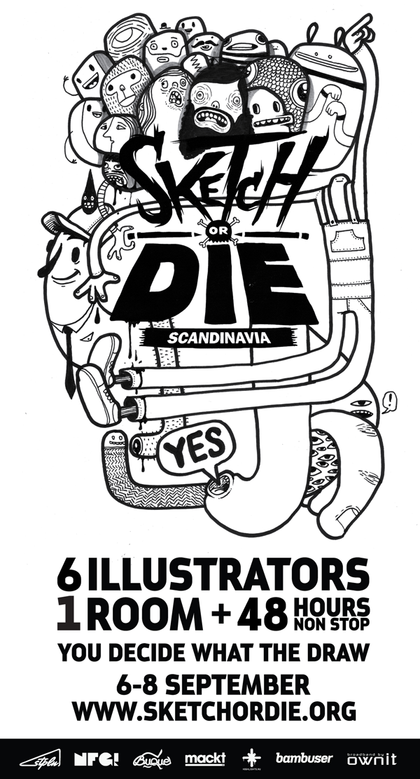Sketch or Die Scandinavia sketchordie scandinavia promo Sketch or Die Scandinavia