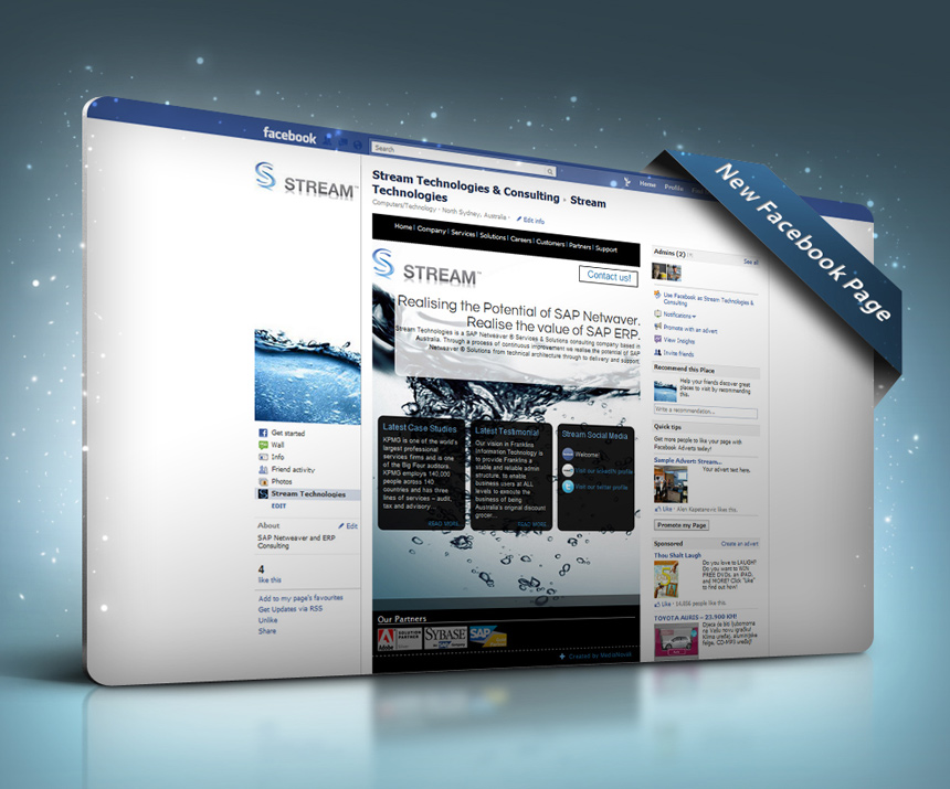 stream blog  Check out our latest custom #Facebook page design @MediaNovak &nbsp;
