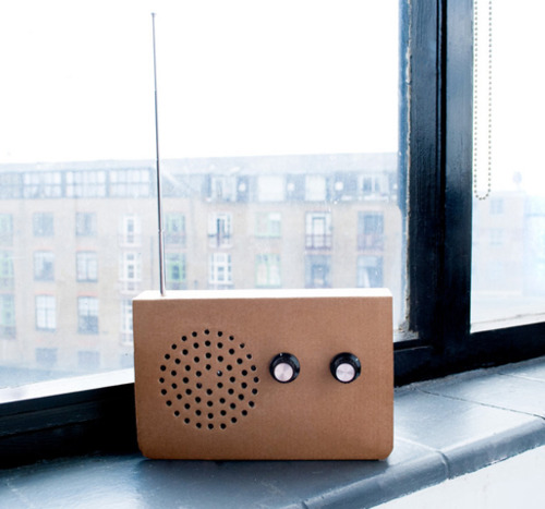 Cardboard Radio by SuckUK tumblr lriwrxSubH1qjtvg7o1 500 Cardboard Radio by SuckUK