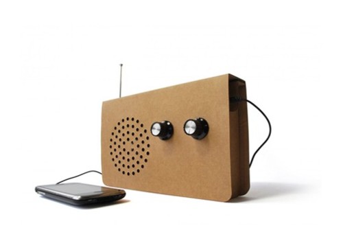 Cardboard Radio by SuckUK tumblr lriwrxSubH1qjtvg7o2 500 Cardboard Radio by SuckUK