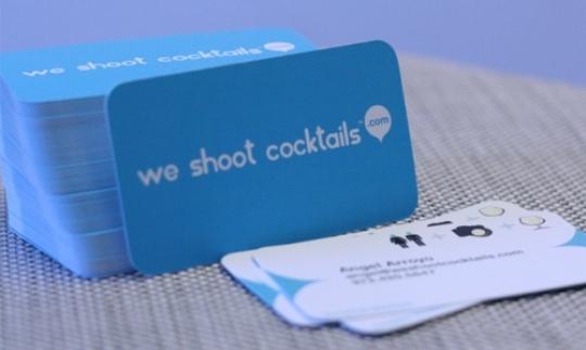 we shoot cocktails business cards 30 Creative Business Card Designs | MachoArts