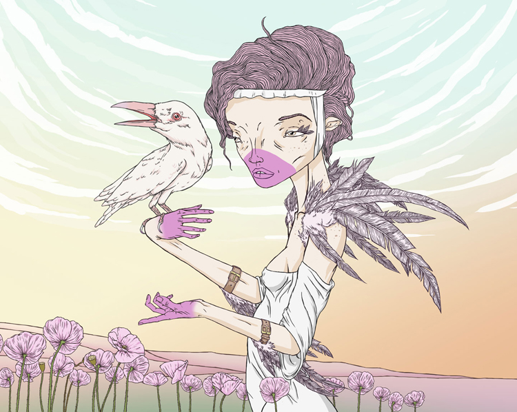 white crow pic on Design You Trust white crow Alvaro de Almeida <em>New Website</em>