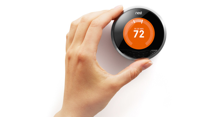 02 nest thermostat Nest, a Beautiful Learning Thermostat