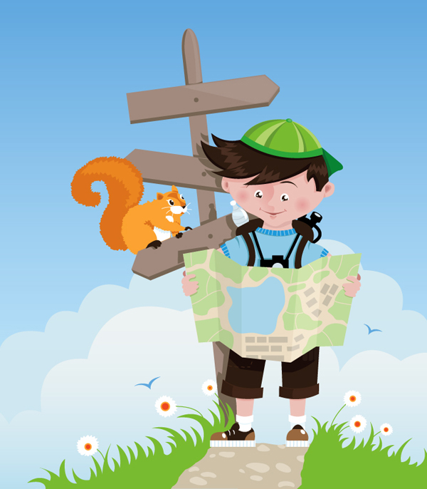 2.collection of character mascot illustrator tutorial 65 Very Useful Adobe Illustrator Character Tutorials To Help You Create Your Own