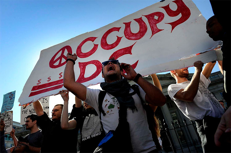 Occupy Protesters Creative Impact Against the System 2614 Occupy Protesters Creative Impact Against the System