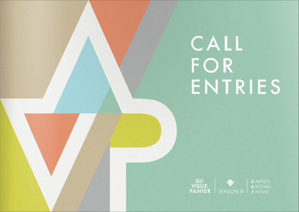 AVP 3rd Au Vieux Panier Call for Entries Season 3