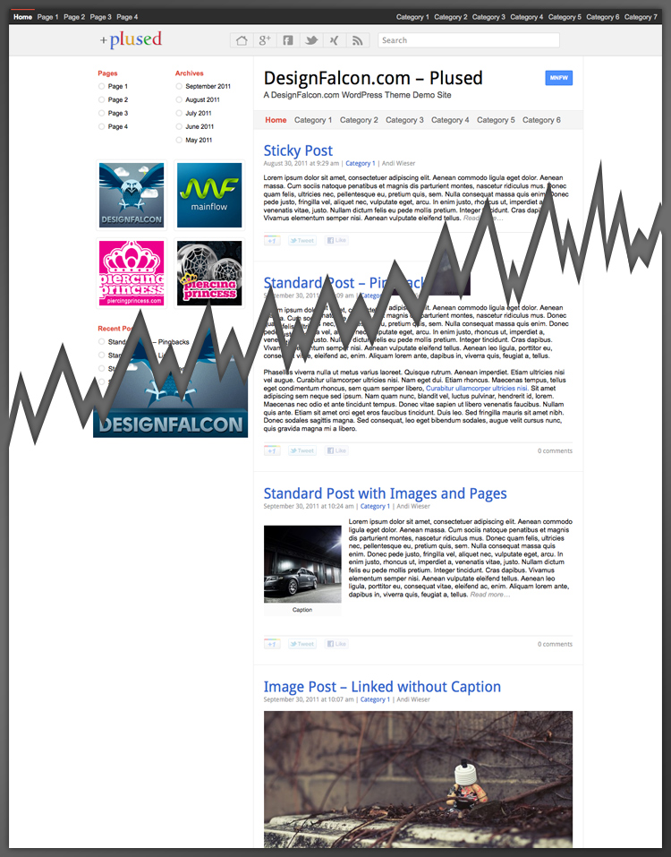 DesignFalcon com Plused Free Google Plus WordPress Theme Free Google Plus WordPress Theme   PLUSED!