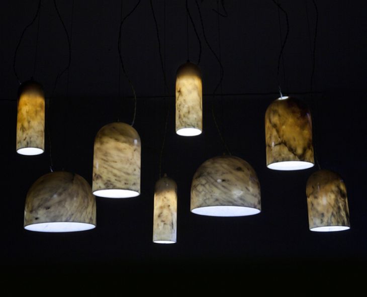 Quarry Lamps by Benjamin Hubert Quarry Lamps3 Quarry Lamps by Benjamin Hubert
