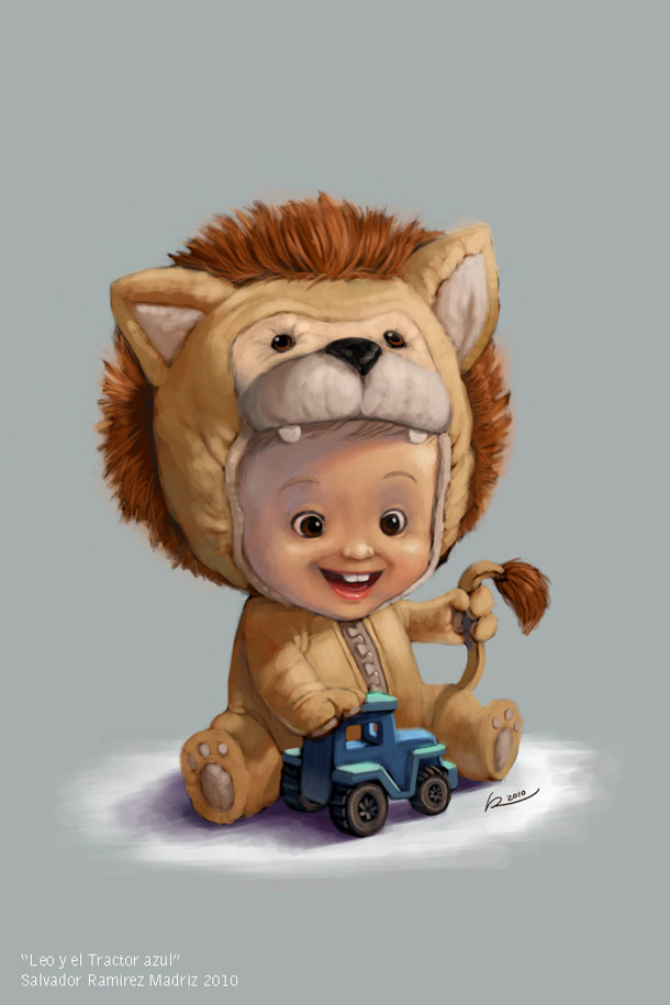 baby chewbacca illustration reevolver 10 Cute Zelda   19 illustrations by Salvador Ramirez