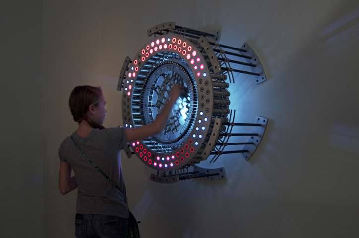 con962011 1 Concentricity 96 – Interactive Light Sculpture by Joshua Kirsch