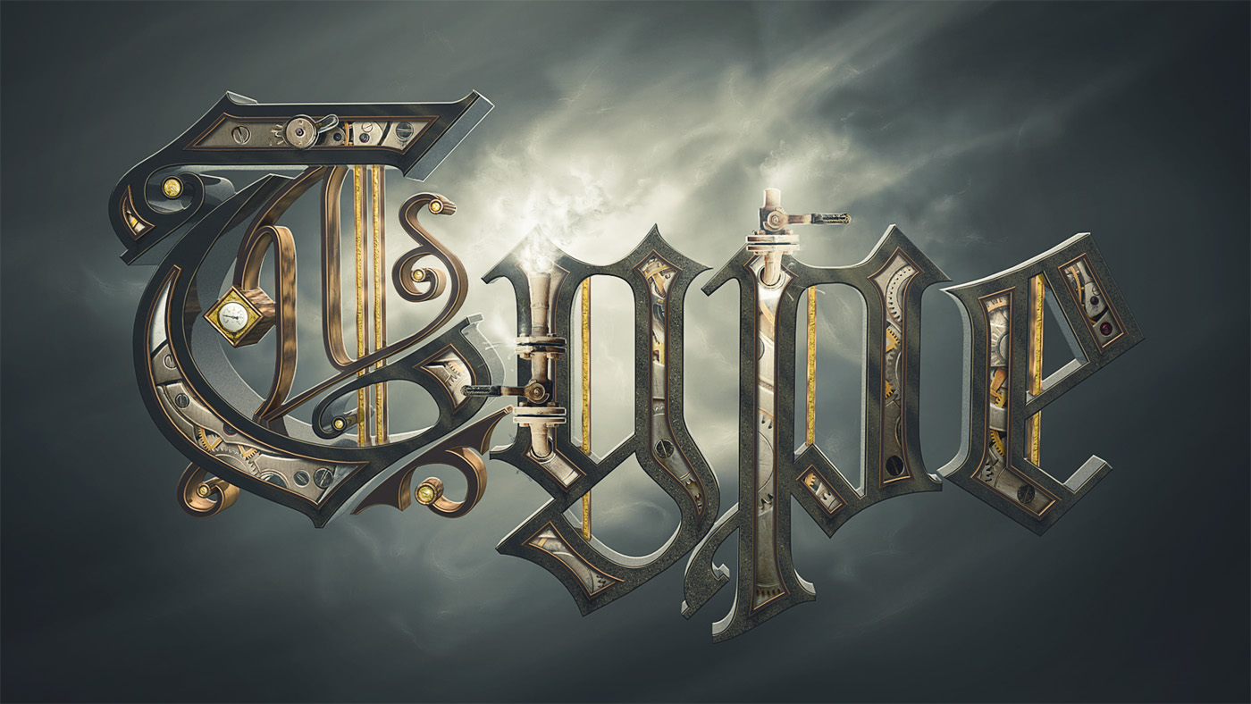 40 Photoshop Tutorials To Create Gorgeous 3D Text Effects final large PART2 40 Photoshop Tutorials To Create Gorgeous 3D Text Effects