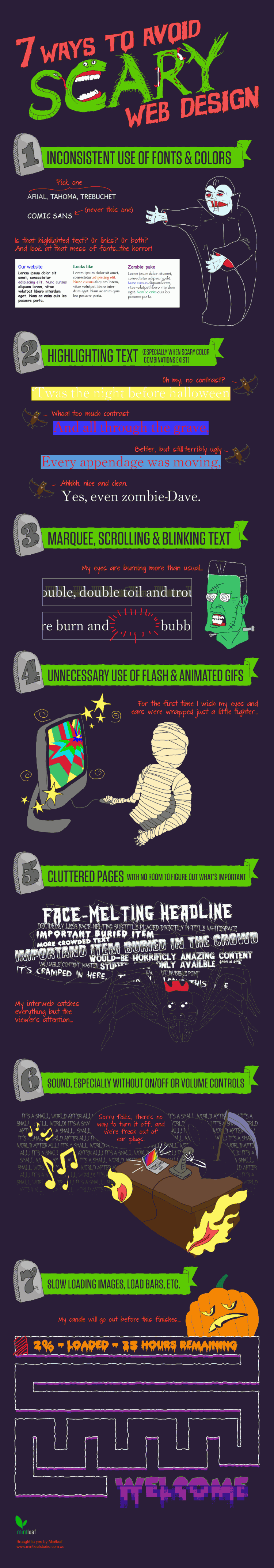 scary web design1 750x4291 Halloween Reminders for Web Designers
