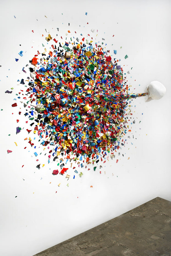 typoe confetti death 04 Typoe   Amazing Art Installation
