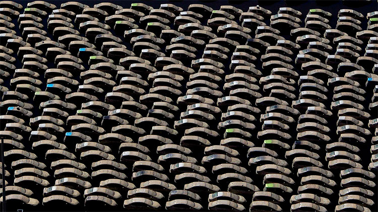 Hundreds of Submerged Vehicles at Flooded Honda Factory in Thailand 1144 Hundreds of Submerged Vehicles at Flooded Honda Factory in Thailand