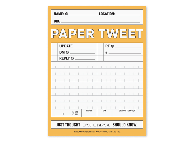 Nifty Notes 12079 PaperTweet Flat Nifty Notes